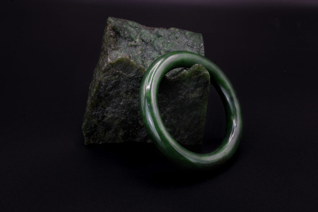 Nephrite Polished Bangle 6