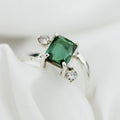 Natural Afghanistan Kunar Tourmaline Ring – Handmade 925 Silver – Authentic Gemstone Jewelry