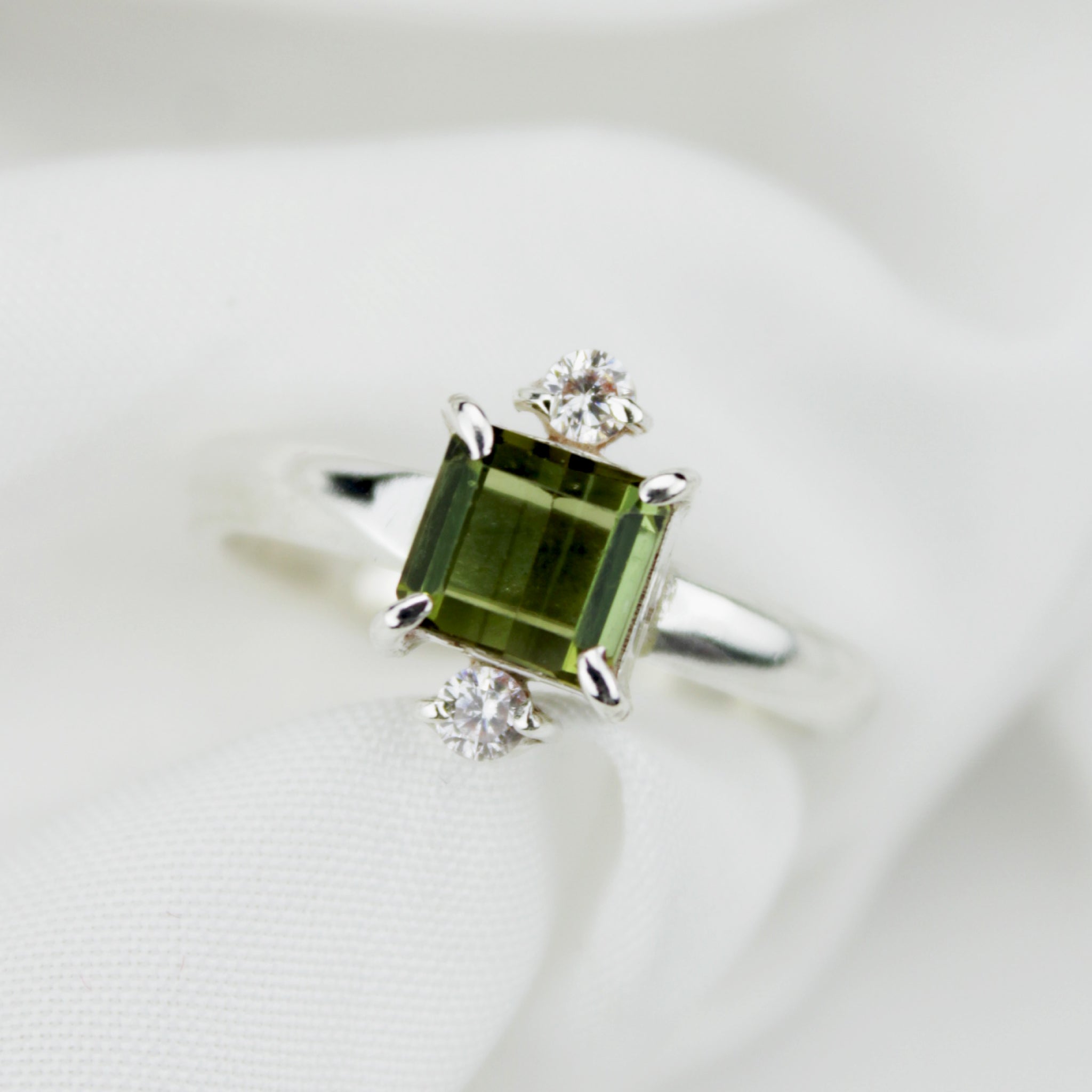 Natural Kunar Tourmaline Ring – Handmade 925 Sterling Silver – Afghan Gemstone Jewelry