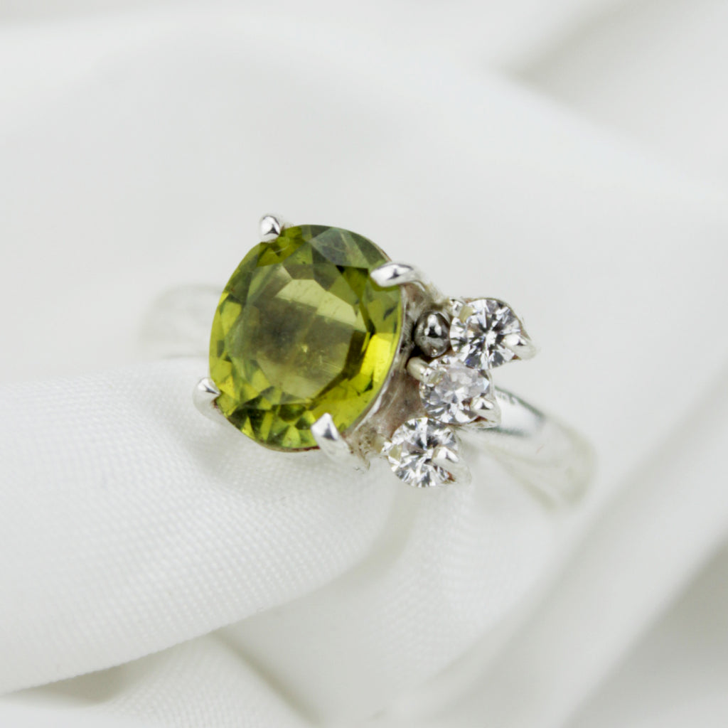 Natural Afghan Tourmaline Ring – Handmade 925 Sterling Silver – Luxury Gemstone Jewelry