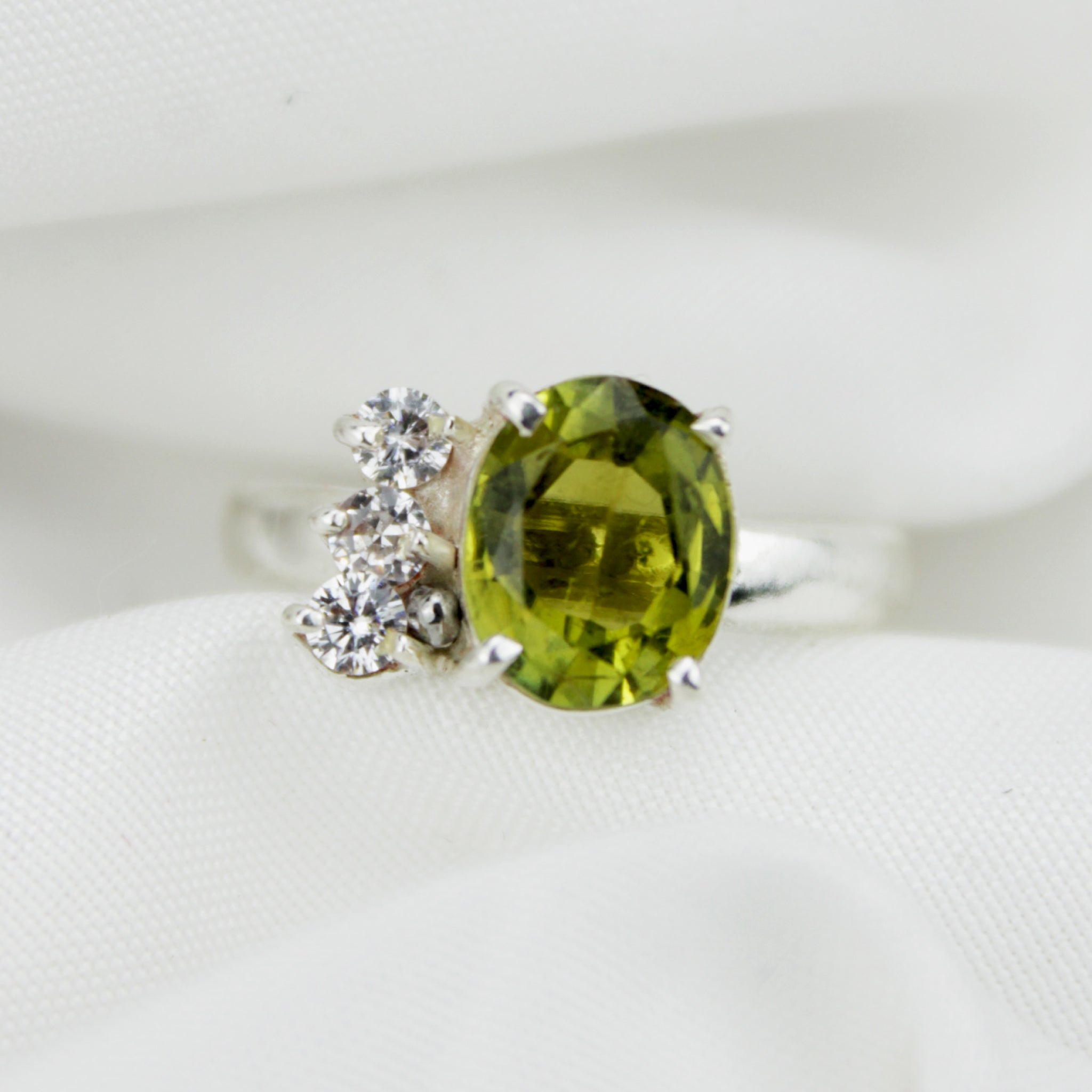 Natural Afghan Tourmaline Ring – Handmade 925 Sterling Silver – Luxury Gemstone Jewelry