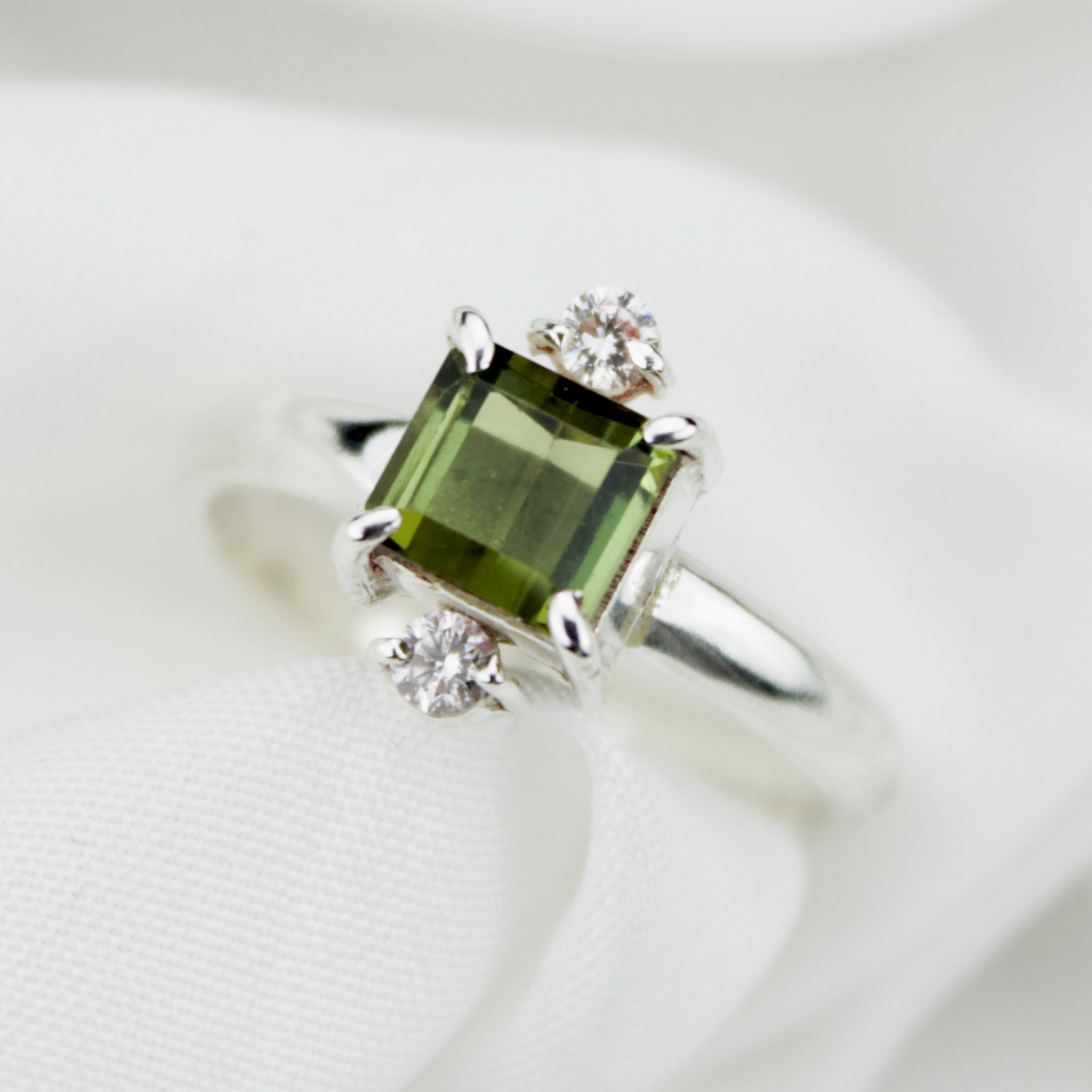 Natural Kunar Tourmaline Ring – Handmade 925 Sterling Silver – Afghan Gemstone Jewelry