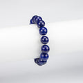 Natural Lapis Lazuli Bracelet (AA Grade) – Afghan Handmade Gemstone Jewelry – Blue with Pyrite – Premium Beaded Bracelet