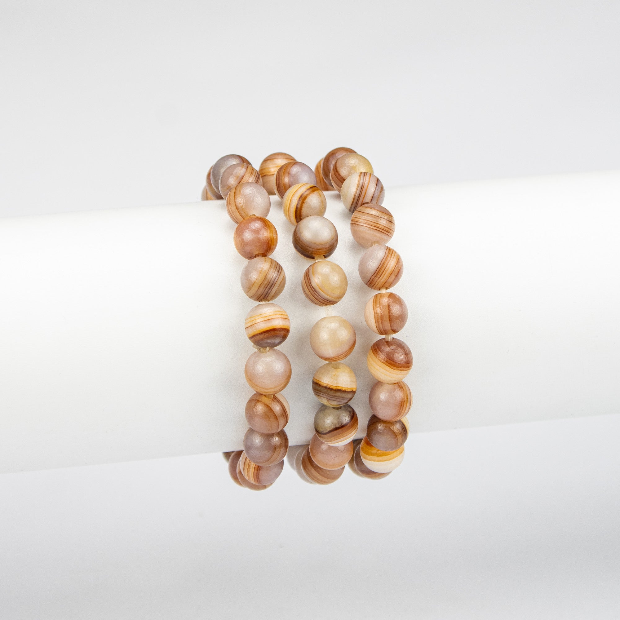 Natural Banded Onyx Bracelet – Handmade Afghan Gemstone Jewelry | Redo Gems