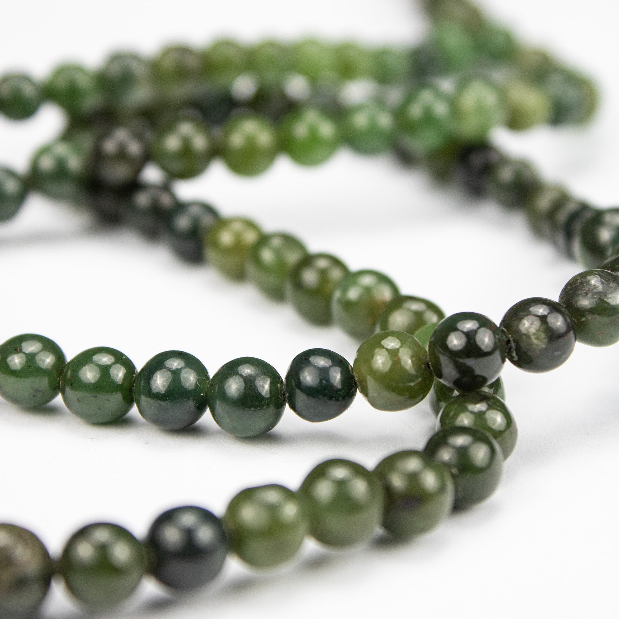 Premium Afghan Nephrite Jade Tasbih 100 Beads – Natural Green Gemstone Prayer Beads Handmade Misbaha