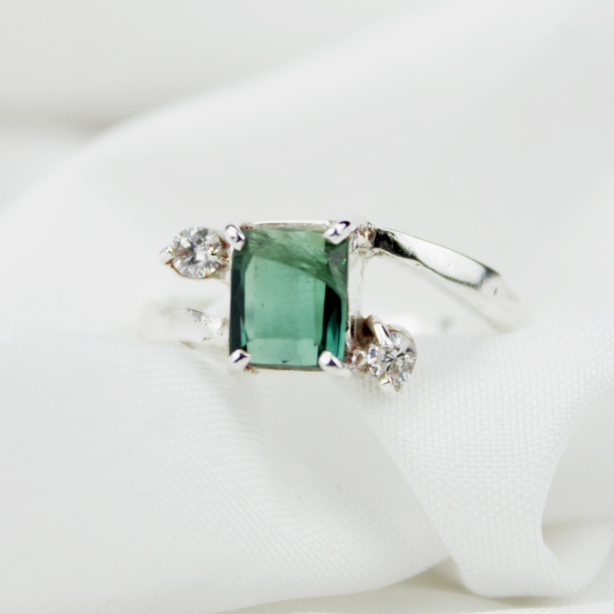 Natural Afghanistan Kunar Tourmaline Ring – Handmade 925 Silver – Authentic Gemstone Jewelry