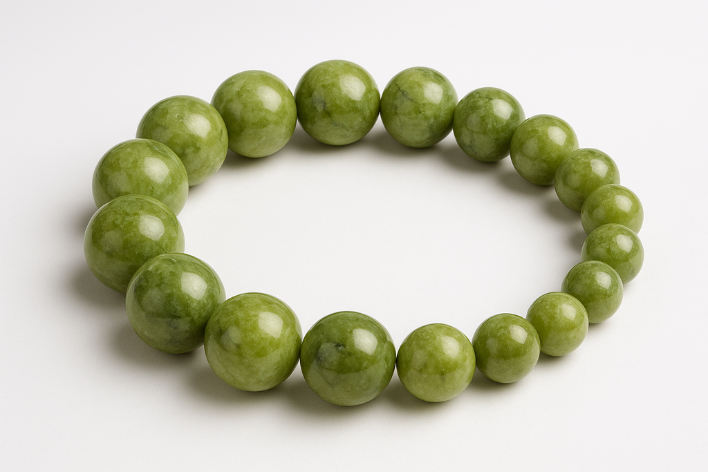 Bracelet 3
Stone : Serpentine
Bead Size : 12-8 mm
Weight : 40 gr