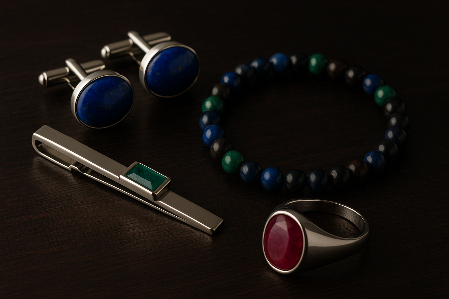 Men’s Accessories gemstone 